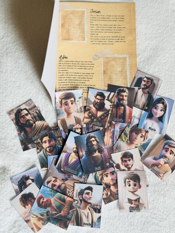 Álbum de figurinhas personagens bíblicos - Imagem 2