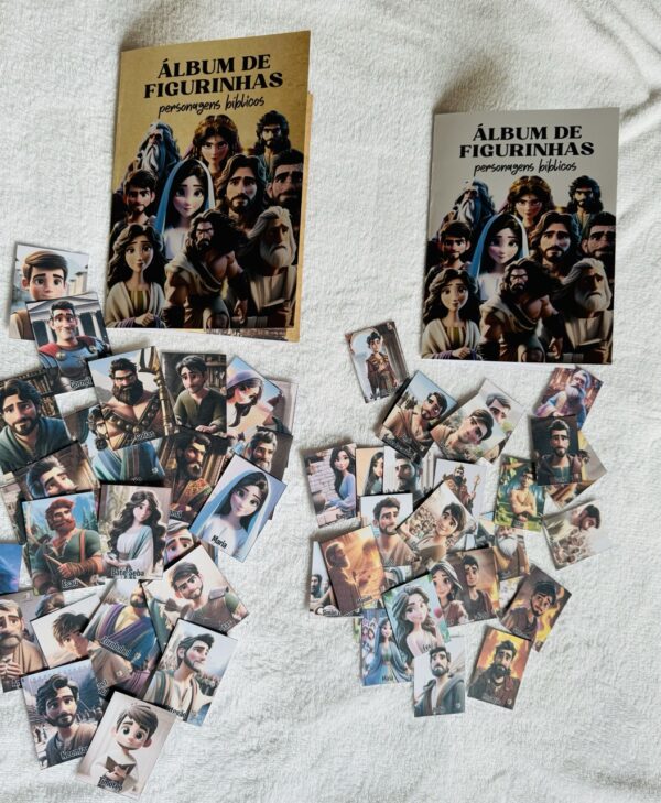 Álbum de figurinhas personagens bíblicos - Imagem 4